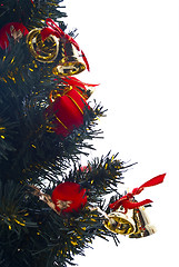 Image showing Christmas tree close up