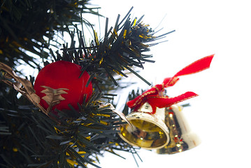 Image showing Christmas tree close up