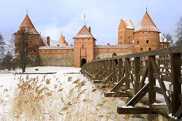 Image showing Castle in Trakai, Lithuania