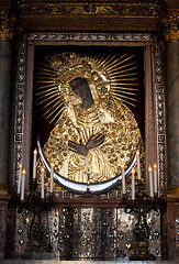 Image showing Holy mother Mary icon at Gate of Down, Vilnius