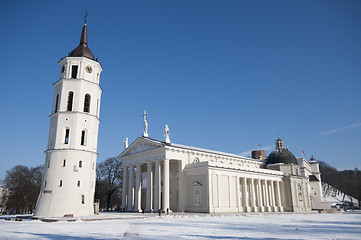 Image showing Cathedral Square in Vilnius, Lithuania