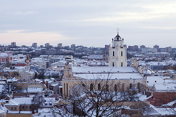 Image showing Panorama of Vilnius