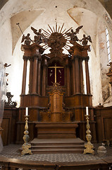 Image showing  altar in the Church of Bernardines in Vilnius