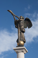 Image showing Angel statue at Uzupio, Vilnius, Lithuania