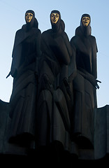 Image showing Three Muses in Vilnius