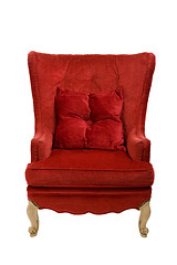 Image showing Red Chair on white