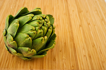 Image showing Artichoke on Cutting Board