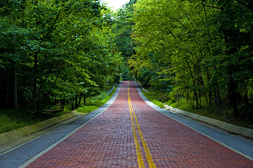 Image showing Red Brick Road