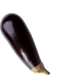 Image showing Fine eggplant isolated on white