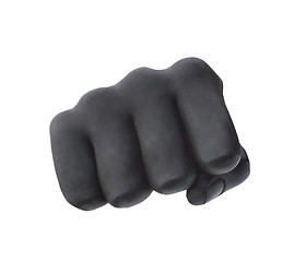 Image showing male fist of stone