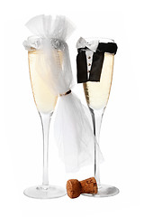 Image showing Wedding Champagne