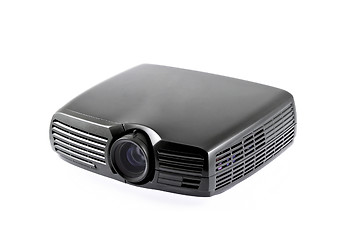 Image showing Multimedia black projector