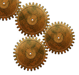 Image showing gears used in automotive engine