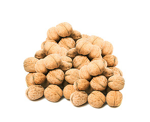 Image showing Walnuts isolated on white background