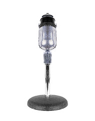 Image showing vintage microphone