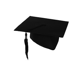 Image showing Student hat on white