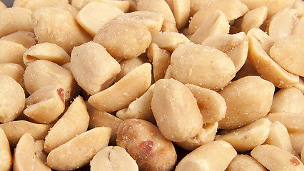 Image showing Processed pea nuts background