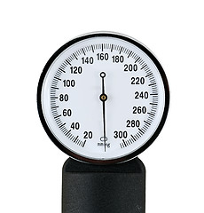 Image showing close up view of a sphygmomanometer