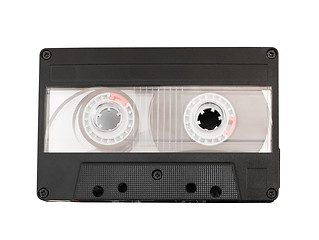 Image showing cassette tape isolated on white