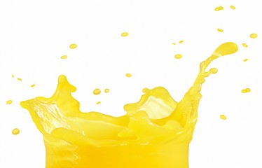 Image showing orange juice splash