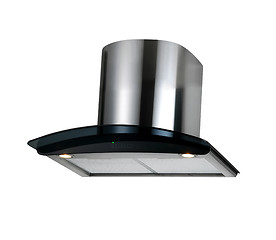 Image showing Modern kitchen wall hood - isolated