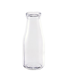 Image showing Empty Milk bottle isolated