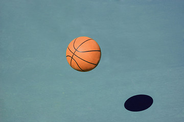 Image showing Bouncing Basketball