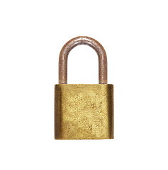 Image showing Gold lock