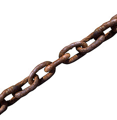 Image showing Old chain macro