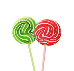 Image showing lollipop isolated on the white background