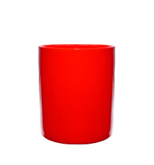 Image showing red cup isolated