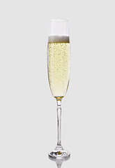 Image showing A glass of champagne