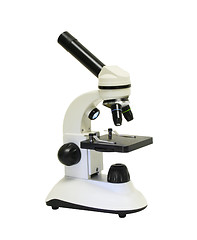 Image showing Microscope on white background