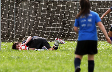 Image showing Kids Playing Soccer