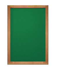 Image showing old blank blackboard