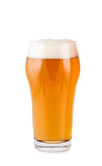 Image showing Beer in glass isolated