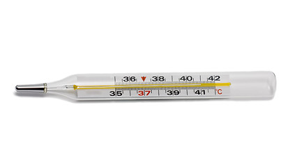 Image showing Thermometer isolated on the white background