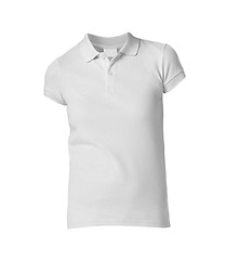 Image showing Front of a clean White T-Shirt