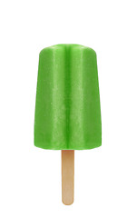 Image showing kiwi ice-lolly isolated