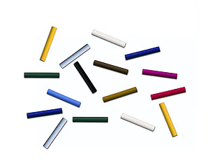 Image showing Sticks of pastel colored chalk