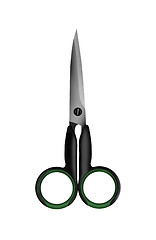 Image showing Scissors isolated on the white background