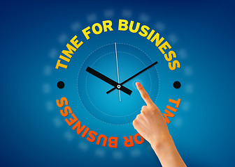 Image showing Time For Business