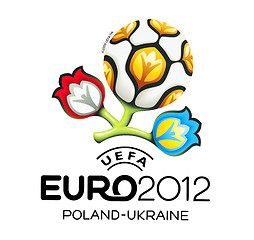 Image showing Official logo for UEFA EURO 2012