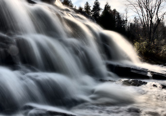 Image showing Northern Michigan UP Waterfalls Bond Falls