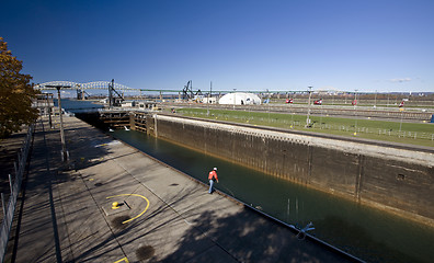 Image showing sault ste marie locks