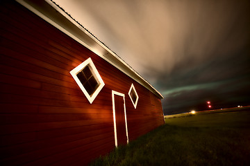 Image showing Rural Barn Night Photograhy