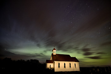 Image showing Country Church Night Photography