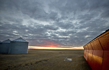 Image showing Sunset Saskatchewan Canada