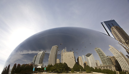 Image showing Chicago Cityscape The Bean