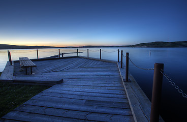 Image showing Northern Lake evening